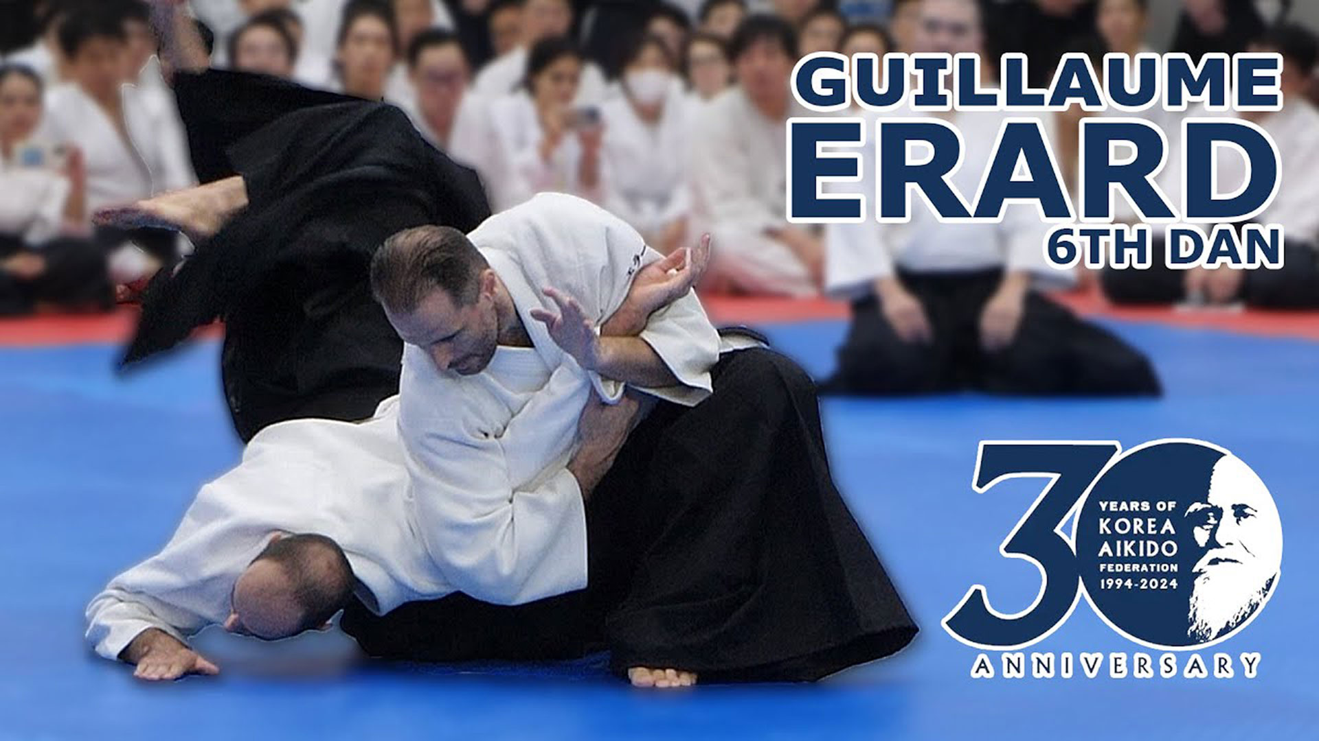 Guillaume Erard at the Korea Aikido Federation’s 30th Anniversary