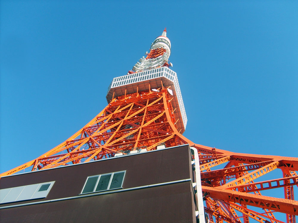 At the feet of Tokyo Tower